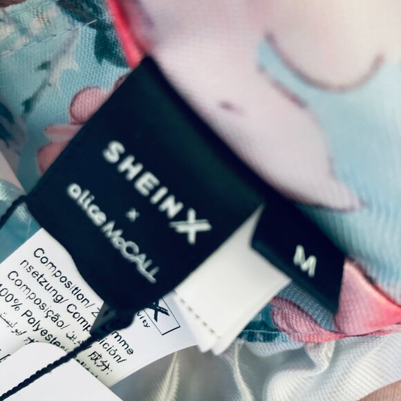 Romantic Cropped Floral Bustier Lace-up Top - Picture 7 of 7